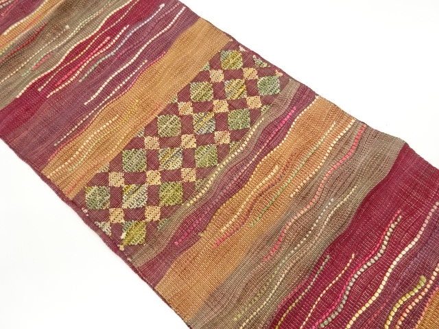JAPANESE NAGOYA OBI / WOVEN STRIPE